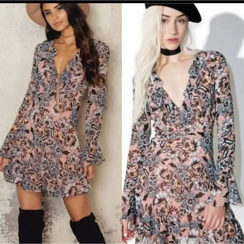 For Love And Lemons Gracie Mini Dress - Picture 2 of 12